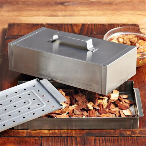 metal smoker box|smoke boxes for smokers.